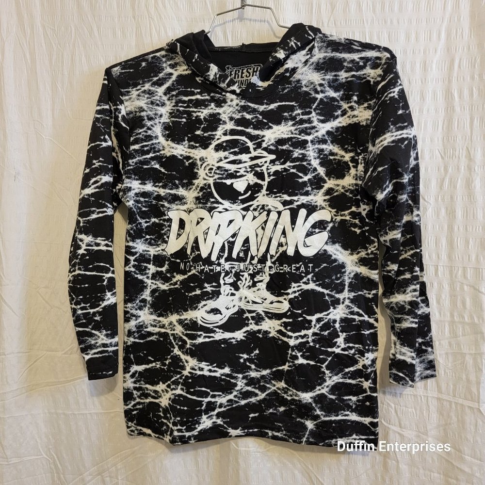 Brand New Fresh Laundry Youth Long Sleeve Hooded Shirt NEW WITHOUT TAGS